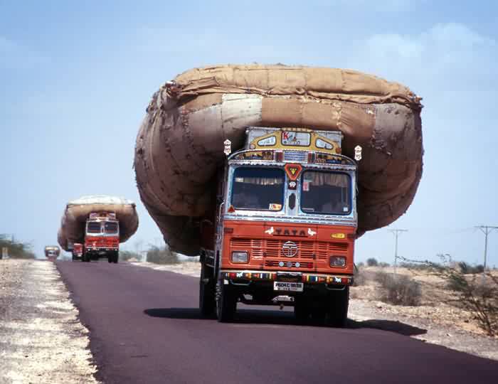 Percentage of overloaded vehicles.