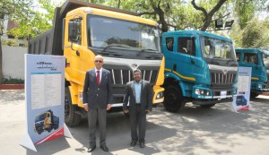 Mahindra Truck and Bus Division, at the launch of new range of heavy commercial vehicles in Hyderabad