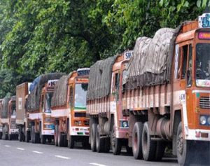 Distressed by huge bribe amount, Mangaluru truck owners demand hike in freight rates