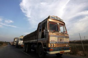 India’s roads carry about 65% of the country’s freight.
