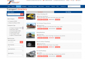 Online Transporters Directory to make your search more easy!!!