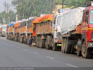 As per rules, there is a provision for a fine on transporter and driver of Rs 6,200 on the first overloaded tonne.