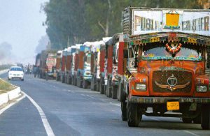 ban on the entry of trucks was today extended till further orders due to fluctuating levels of air pollution