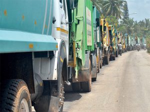 BBMP prohibits garbage trucks from using its name