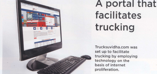 Interview of Ishu Bansal, co- founder of TruckSuvidha covered in CV magazine