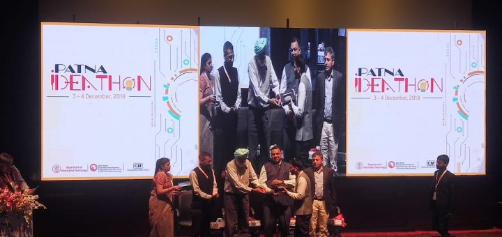 TruckSuvidha Won Prize at Patna Ideathon 2018 Event