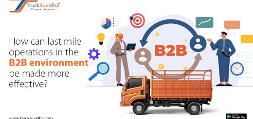 How can last mile operations in the B2B environment be made more effective?