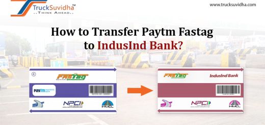 Transfer Paytm Fastag to IndusInd Bank
