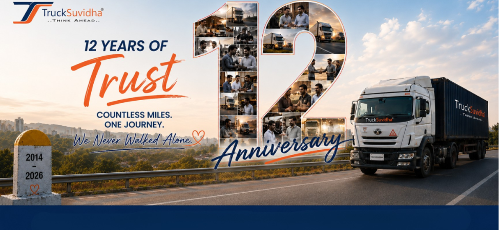TruckSuvidha 12th anniversary celebrating 12 years of trust, innovation, and connected logistics in India